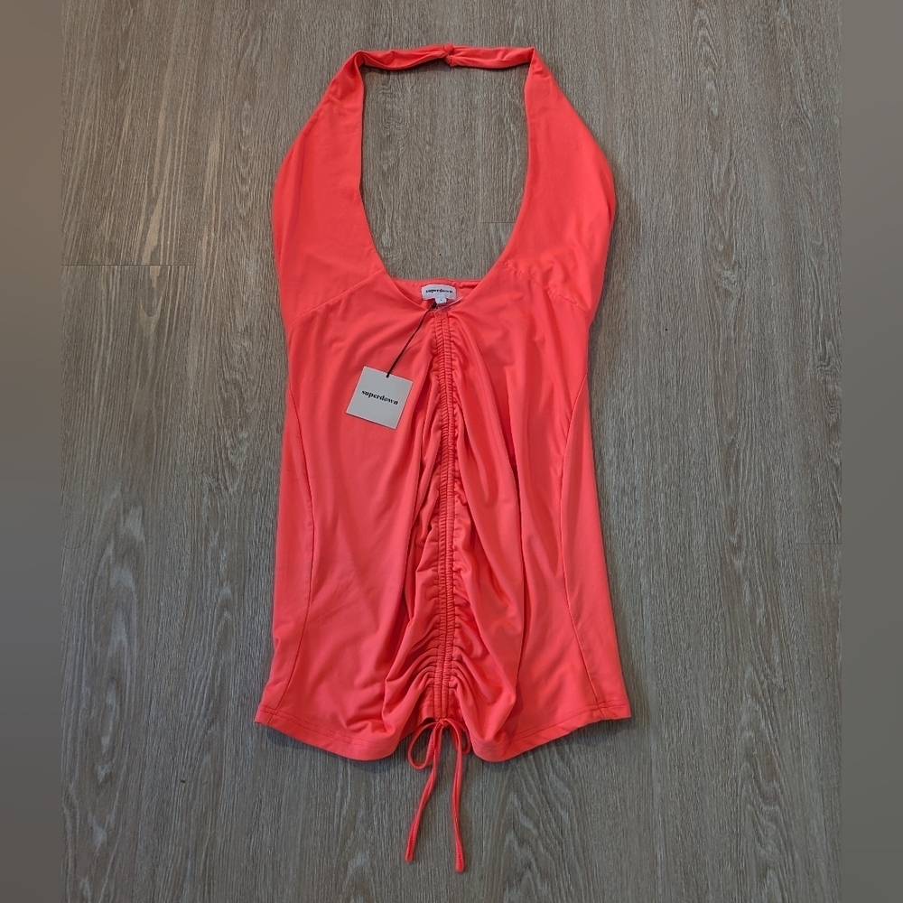Superdown Halter Top Women's Large Stretch NWT